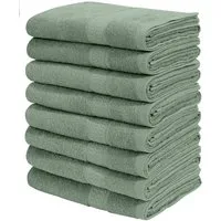 OTTO home Handtücher Juna, als Set und Serie erhältlich, 8 Handtücher, 50x100cm, Walkfrottier (8-St), 8-tlg. Handtuch-Set, 100% Baumwolle, mit Bordüre, Uni-Farben, weich