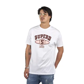 University SPRBCA-2201 Kurzarm-T-Shirt für Herren mit Rundhalsausschnitt
