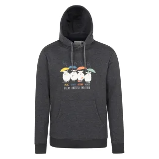 Mountain Warehouse - "Great British Weather" Kapuzenpullover Über den Kopf für Herren (Holzkohle)