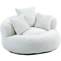 PXloue Schlafsofa Extrabreit Lazy Sofa Gaming Sofa Sitzsack Relaxsessel mit 3 Kissen, Couch für Erwachsene und Kinder, für Schlafzimmer und Büro