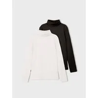 Name It T-Shirt NKNVIGGO 2P LS SLIM ROLLNECK O NOOS (Packung, 2-tlg)