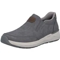 Rieker Slip-On Sneaker Slipper, Schlupfschuh, Freizeitsneaker, Halbschuh mit Stretcheinsätze