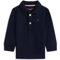 Tommy Hilfiger Langarm-Poloshirt für Babys, weiche Baumwoll-Qualität