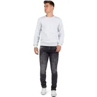 Cipo & Baxx Slim-fit-Jeans Herren Slim Fit Hose Stonewashed BA-CD533 Kontrastnaht und verzierte Gesäßtaschen