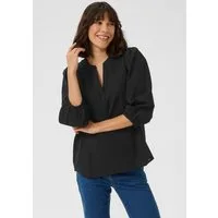 KAFFE Langarmbluse Langarm-Bluse KAjollia