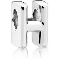 Pandora Bead 797462 Charm Buchstabe Letter H Silber