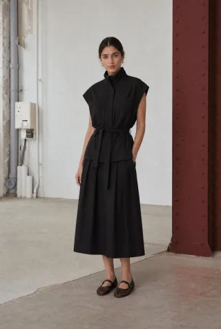 Jane Lushka - Heide skirt technical jersey black - Gr. - XXS