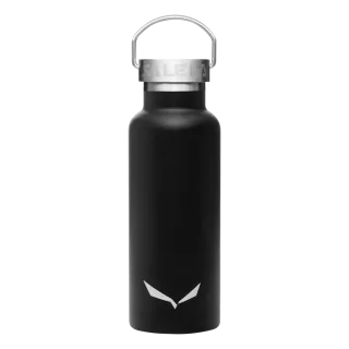 SALEWA - VALSURA 0,45L ISOLIERTE EDELSTAHL FLASCHE - Schwarz (Gr.UNI)