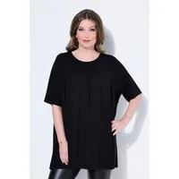MIAMODA T-Shirt T-Shirt A-Linie Volants und Web-Einsatz