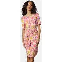 Ragwear Sommerkleid Taggiana Print YOUMODO Damen Midikleid mit Taillenband und Taschen