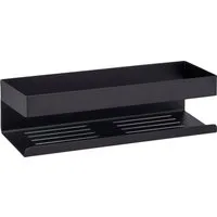 WENKO Badregal Turbo-Loc® Genova, Wandregal aus hochwertigem Edelstahl, Befestigen ohne Bohren
