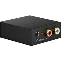 Goobay Audio-Wandler, (Audio Wandler, Digitalwandler), Digital Analog Wandler 192kHz S/PDIF - Cinch - Digitalwandler