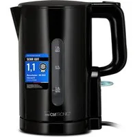 CLATRONIC Wasserkocher WK 3834, Wasserkocher 1L, 900W, Einhandbedienung