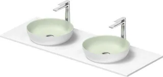 Duravit Sivida SET, Aufsatzbecken 2 r.400 B.Aussen: weiss seidenmatt 268016FG00