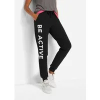 bonprix Jogginghose aus Baumwolle mit Stretch, mit Eingriffstaschen, lockere Passform