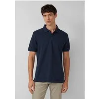 s.Oliver Kurzarmshirt Polo-Shirt Poloshirt aus Baumwollpiqué