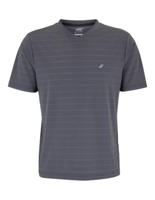 JOY sportswear - ALDO T-Shirt magnet gray stripes - Gr. - 56