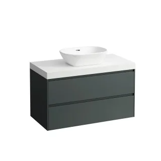 Laufen Waschtischunterschrank und Waschtisch-Platte LANI 495x985x580 H4045611122661