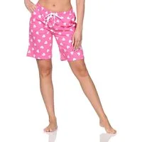 Normann Relaxanzug Damen Shorty Schlafanzug Pyjama Hose kurz - perfekt zu kombinieren