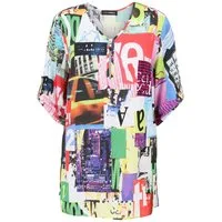 Doris Streich Klassische Bluse mit Allover-Muster
