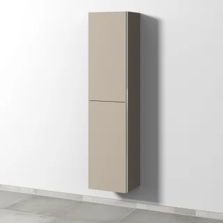 Sanipa 3way Hochschrank mit 2 Türen, Sandgrau-Matt BS09467