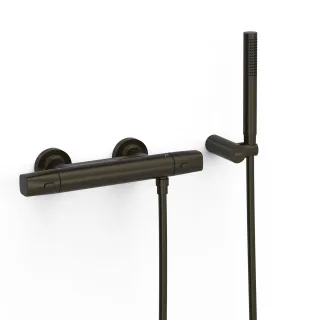Tres Thermostatische Aufputz Duscharmatur Over wall Anti Kalk Messing Handbrause , 19016449KMB 19016449KMB