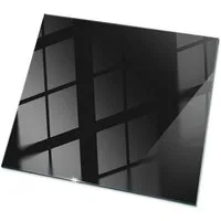 Tulup Tischplatte Glasplatte für Couchtisch Glatte schwarze Farbe Couchtisch Glasplatte