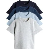 The Set T-Shirt The Set T-Shirts mit Waffelstruktur, 4er-Pack (4-tlg)