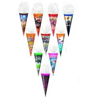 Livepac Office Schultüte 10x Schultüte / Zuckertüte / 25cm / mit Tüllverschluß / 10 verschieden