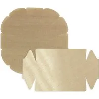 Maximex Backpapier Antihaft-Backform-Zuschnitt, mit Antihaft-Beschichtung, Set bestehend aus 1x rund, 1x eckig