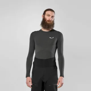 SALEWA - Zebru Responsive Langarm Shirt Herren - Grau (Gr.54)