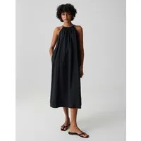 OPUS Trägerkleid Widala aus weicher Webware mit dezenter Struktur Mit Eingrifftaschen für praktische Alltagslooks