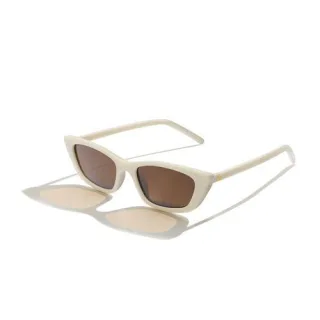 TITANIA Cat Eye Sonnenbrille, Damen,  Weiß, by Lands' End
