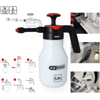 KS Tools Druck-Pump-Schaum-Sprüher (Schäumer), 1,5 l - 150.8271