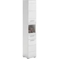 Home affaire Hochschrank Malmö, Breite 30 cm, 2 Türen, 1 Schubkasten, 1 offenes Fach, MDF-Front in verschiedenen Farben erhältlich, Badmöbel, Badschrank, Schrank, Bad