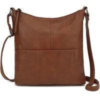 TAN.TOMI Schultertasche Handtasche Damen Shopper Tasche Crossbody Bag Freizeit leicht, PU Leder shopper mit Reißverschluss für College Arbeit Einkauf