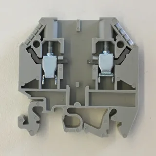 ELMAG Reihenklemmenhalter bis 4mm2, 6mm breit, grau grau - 9503691