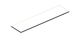 Keuco Glasabl. Match Ersatzteil SPS 90110 442x110x6mm, 90110000025 90110000025