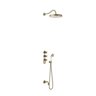 Tres Bausatz 3 Wege Thermostat Unterputz Block System für Wanne und Dusche , 24235301LM 24235301LM
