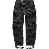 Surplus Raw Vintage Cargohose Cargohose Vintage Airborne Trousers Herren schwarz •Beinabschluss mit Zugband