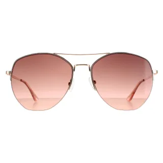 Calvin Klein Aviator Herren Rose Gold Braun CK20121S