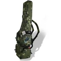 normani Angelrutentasche, Rutenfutteral Angelrutenrucksack Angelrutentasche mit 3-4 Fächern