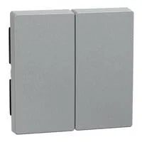 Wippe Aluminium für Rollladenschalter und Wipptaster Einsatz Typ 435560 aluminium, Retail