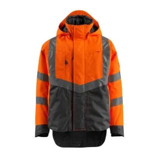 MASCOT Harlow Hard Shell Jacke SAFE SUPREME Hi-vis Orange / Dunkelanthrazit S - 15501-231-1418-S