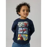 Name It T-Shirt NMMJARL SPIDER LS NREG TOP NOOS MAR Baumwollmischung, regular fit