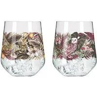 Ritzenhoff Cocktailglas Ritzenhoff Schattenfauna Gin Tumbler 2er #3 #4 M.EnterriosF21, Kristallglas