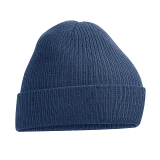 Beechfield - Mütze gerippt für Herren/Damen Unisex (Stahlblau)