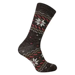 Herren Damen Alpaka Merinowolle Wandersocken | Atmungsaktive Trekking Socken