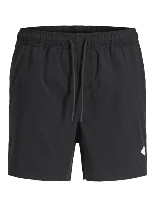 JACK&JONES - JPSTMAUI TROPIC SOLID SWIM SHORTS REG SN Black - Gr. - S