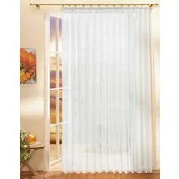 Gardinenbox Gardine (1 St), Kräuselband, transparent, Voile, Store Voile Bleibandabschluß 610011